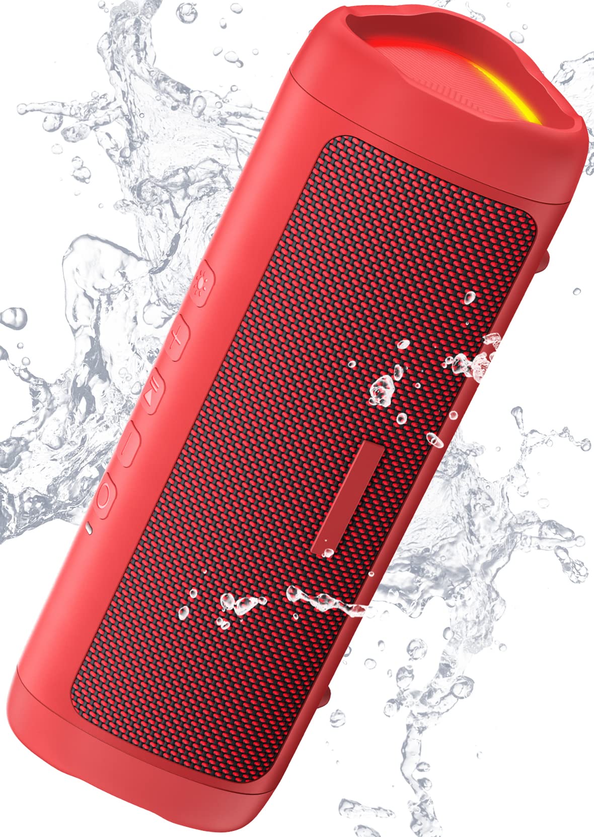 Bluetooth Speaker, 20W HD Sound, Portable Wireless, IPX5 Waterproof, Up to 24H Playtime, TWS Pairing, for Home/Party/Outdoor/Camping/Beach Essentials, Electronic Gadgets, Birthday Gift (Black)