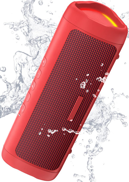 Bluetooth Speaker, 20W HD Sound, Portable Wireless, IPX5 Waterproof, Up to 24H Playtime, TWS Pairing, for Home/Party/Outdoor/Camping/Beach Essentials, Electronic Gadgets, Birthday Gift (Black)