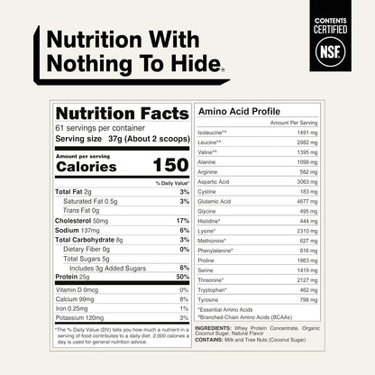 NAKED Whey 1Lb - Only 1 Ingredient, Grass Fed Whey Protein Powder, NSF Certified, Undenatured, No Gmos, No Soy, Gluten Free, Stimulate Growth, Enhance Recovery - 15 Servings