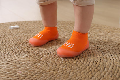 Hstyle Baby Sock Shoes Toddler Boys Walking Shoes Infant Slippers Sneakers | Non-Slip,Soft Rubber Sole,Lightweight,1st Birthday Gifts for Baby Boys Girls