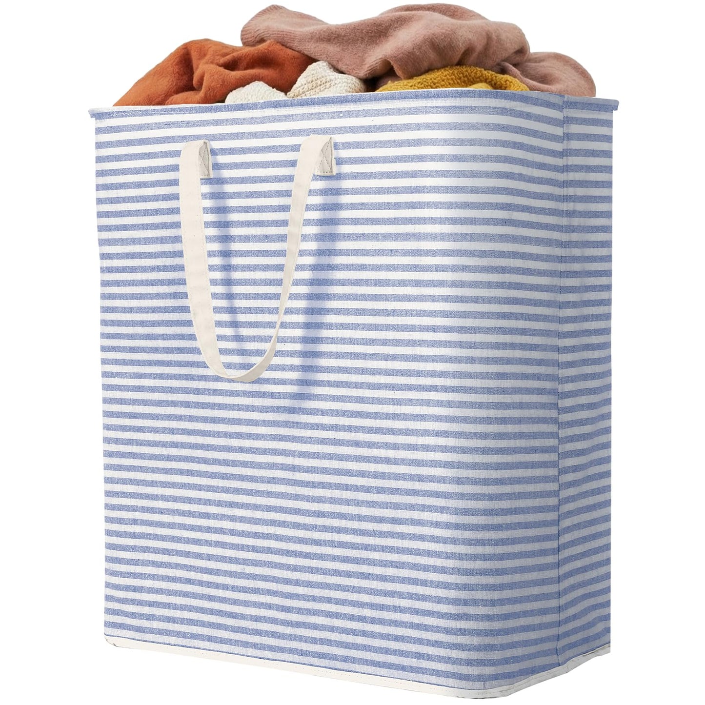 Lifewit 2 Pack Laundry Basket 80L Each, Collapsible Clothes Hamper with Reinforced Handles, Freestanding Waterproof Design for Bedroom and Laundry Room, Grey 160L Total