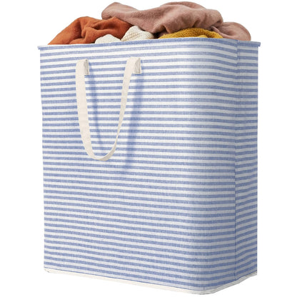 Lifewit 2 Pack Laundry Basket 80L Each, Collapsible Clothes Hamper with Reinforced Handles, Freestanding Waterproof Design for Bedroom and Laundry Room, Grey 160L Total