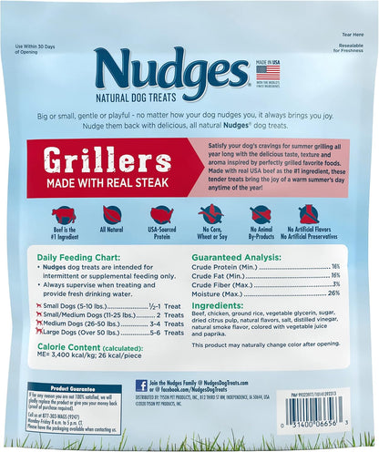 Blue Buffalo Nudges Homestyle Chicken Dog Treats, 16 oz | Real Chicken First, with Peas & Carrots, Made in the USA, No Corn, Wheat, or Soy
