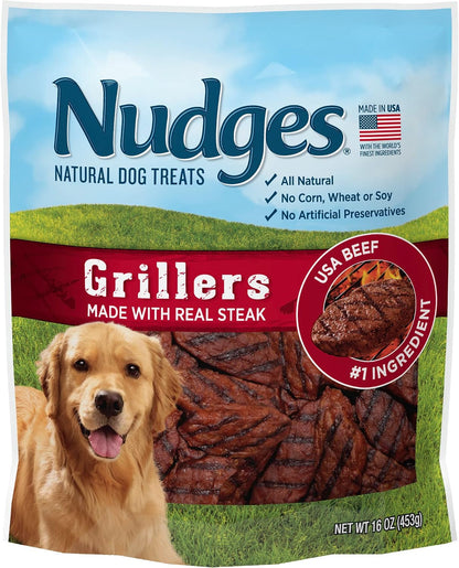 Blue Buffalo Nudges Homestyle Chicken Dog Treats, 16 oz | Real Chicken First, with Peas & Carrots, Made in the USA, No Corn, Wheat, or Soy
