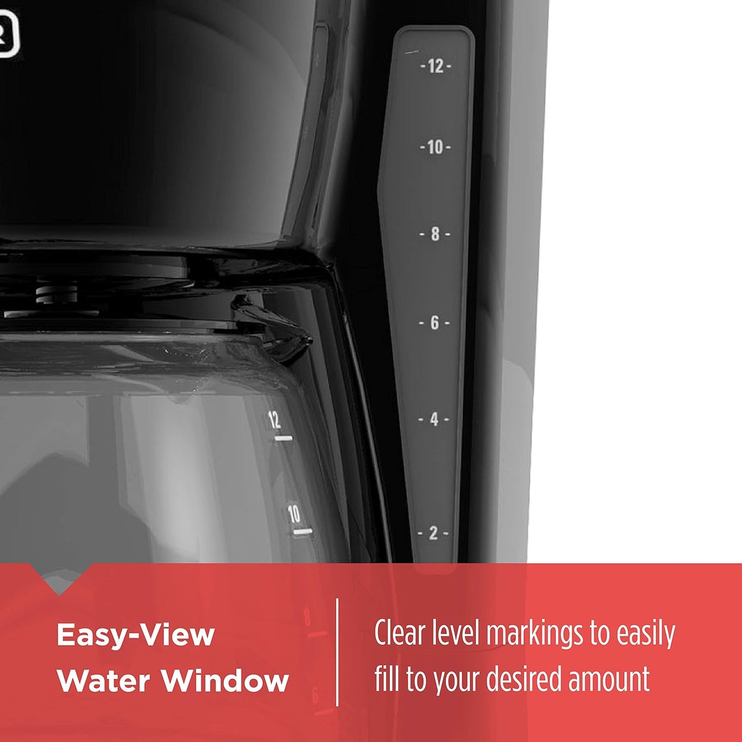 BLACK+DECKER 12-Cup Drip Coffee Maker with Vortex Brewing