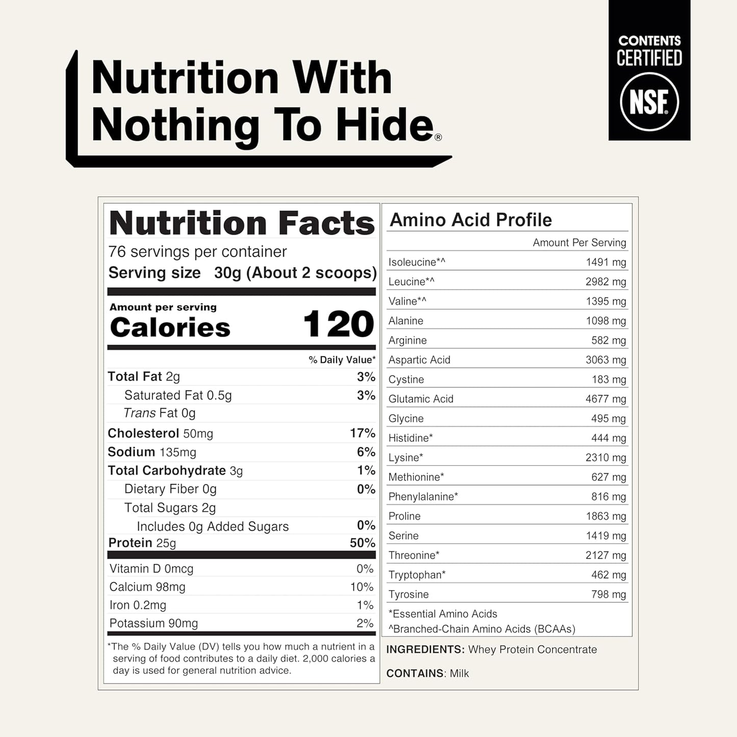 NAKED Whey 1Lb - Only 1 Ingredient, Grass Fed Whey Protein Powder, NSF Certified, Undenatured, No Gmos, No Soy, Gluten Free, Stimulate Growth, Enhance Recovery - 15 Servings