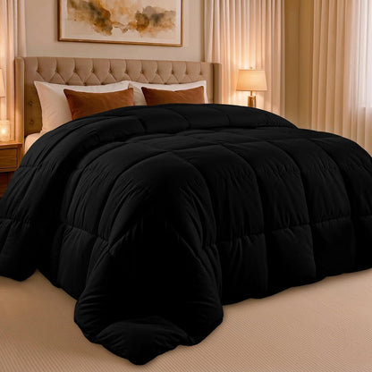Utopia Bedding Queen Comforter 2 Pack, Duvet Insert, White, 88 x 88 Inches | Soft and Fluffy Down Alternative Bed Comforter, All Season, Breathable, Corner Tabs, Box Stitched, Durable, Machine Washable