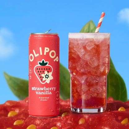 OLIPOP 6g Fiber Prebiotic Soda, Classic Grape, 12 fl oz, 12Pack Skinny | Shelf Stable Prebiotic Soda (Skinny), 6g Fiber, 5g Sugar, Digestive Health Support, Prebiotics & Botanicals, Gluten Free