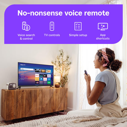 Roku 40-Inch Smart TV 2026 - Select Series, 1080p Full HD TV - RokuTV | Flat Screen LED Television with Voice Remote, Wi-Fi & Bluetooth Headphone Mode - Streaming Live Local News Sports & Movies