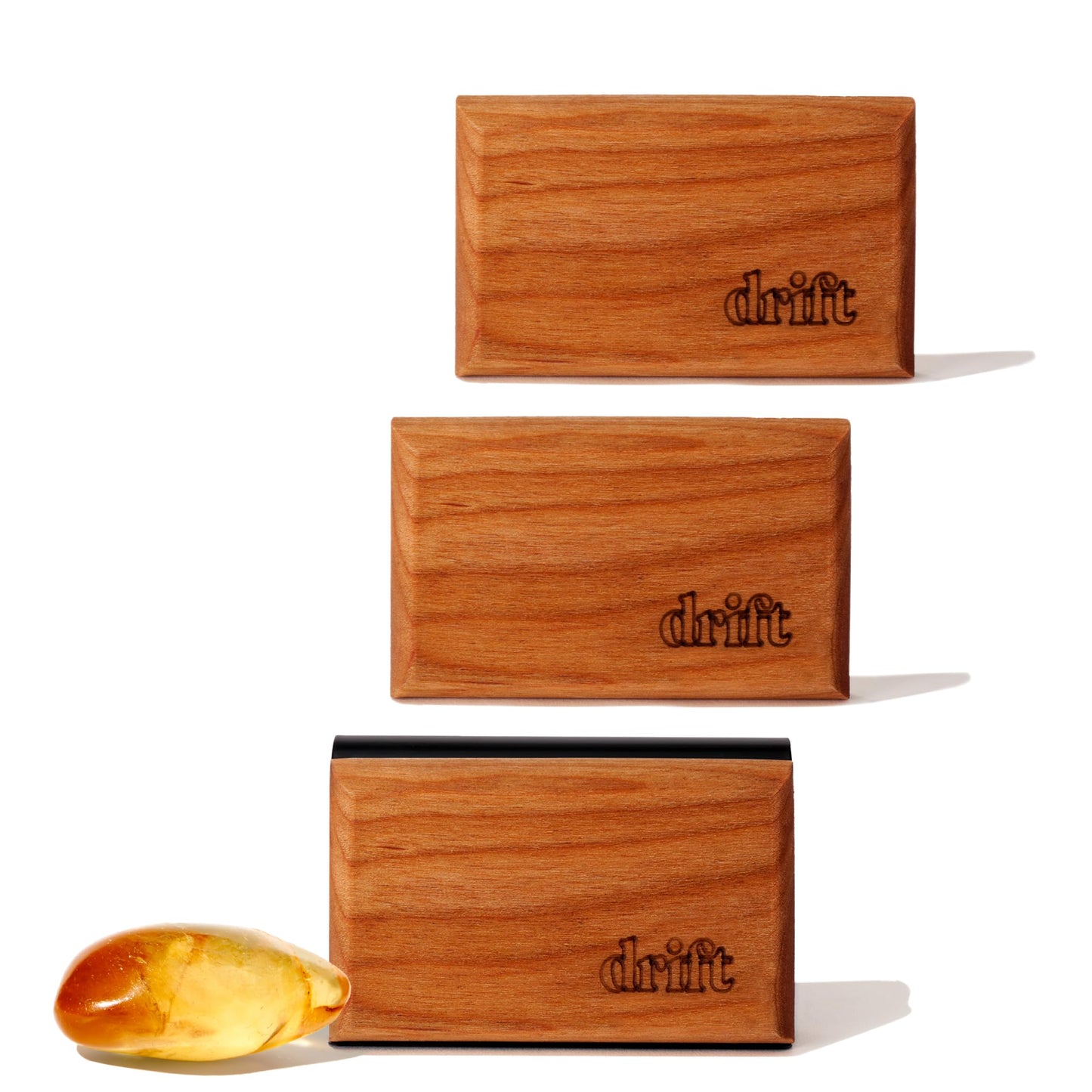 Drift Car Air Freshener - The Original Wood Air Freshener - Car Odor Eliminator - Long Lasting Scent - Auto Accessories - Metal Clip - Essential Oils - Clean Ingredients - Teak Scent Starter Kit