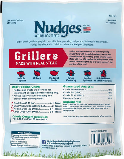 Blue Buffalo Nudges Homestyle Chicken Dog Treats, 16 oz | Real Chicken First, with Peas & Carrots, Made in the USA, No Corn, Wheat, or Soy