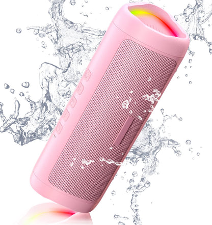 Bluetooth Speaker, 20W HD Sound, Portable Wireless, IPX5 Waterproof, Up to 24H Playtime, TWS Pairing, for Home/Party/Outdoor/Camping/Beach Essentials, Electronic Gadgets, Birthday Gift (Black)