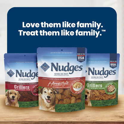 Blue Buffalo Nudges Homestyle Chicken Dog Treats, 16 oz | Real Chicken First, with Peas & Carrots, Made in the USA, No Corn, Wheat, or Soy