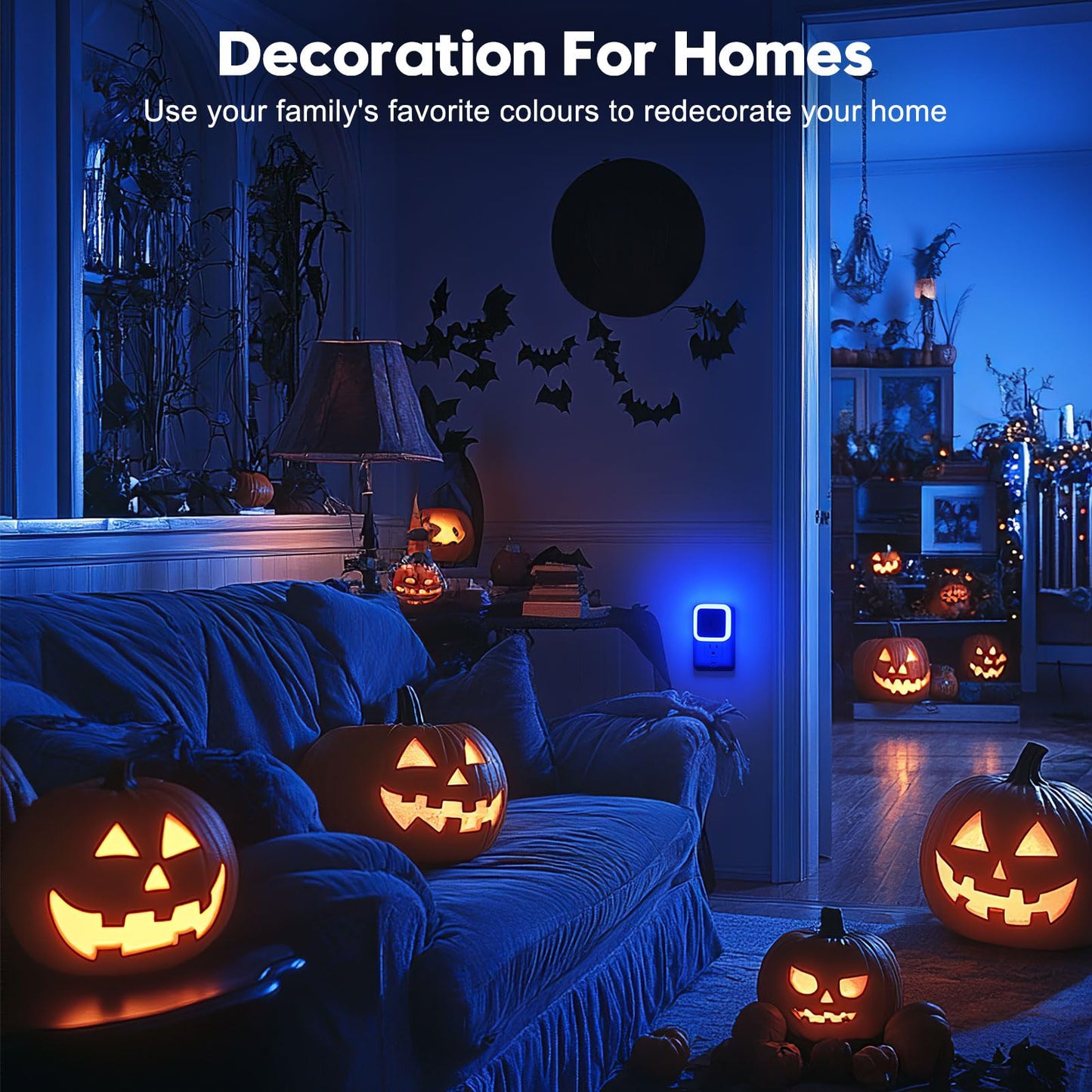 Sujeet Night Light, Night Lights Plug into Wall 8-Pack, Nightlight Plug in Night Light, Dusk to Dawn Night Lamp Led (Warm White)
