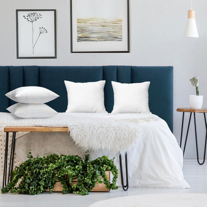 Utopia Bedding Throw Pillows, Decorative 18x18 Pillow Inserts, Set of 4 | Down alternative pillow insert with plush fluffy fill for beds sofas couches and chairs. Suitable for indoor outdoor use.