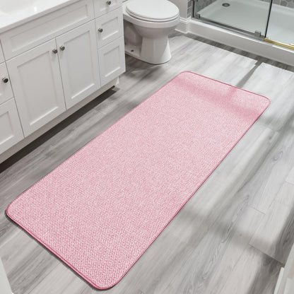 Bosap Bath Mat,Ultra Thin Bathroom Runner Rugs,Large Bath Mats for Bathroom,Quick Dry,Non-Slip,Machine Washable,Low Pile,Bath Rug,Shower Outside,Sink,Home Decor Accessories.Purple,3'x5'(36x60inch)