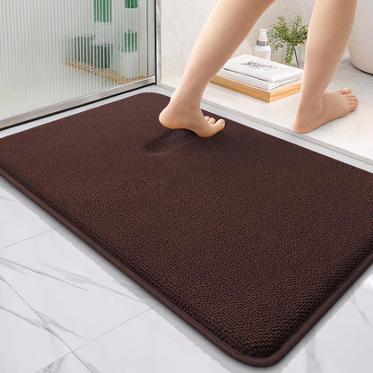 OLANLY Thick Memory Foam Bathroom Rugs 30x20, Soft Absorbent Bath Mat, Teal | Quick Dry Bath Rugs, Non-Slip Carpet, Machine Washable Mats for Bathroom Floor, Tub and Shower, Home Decor Accessories