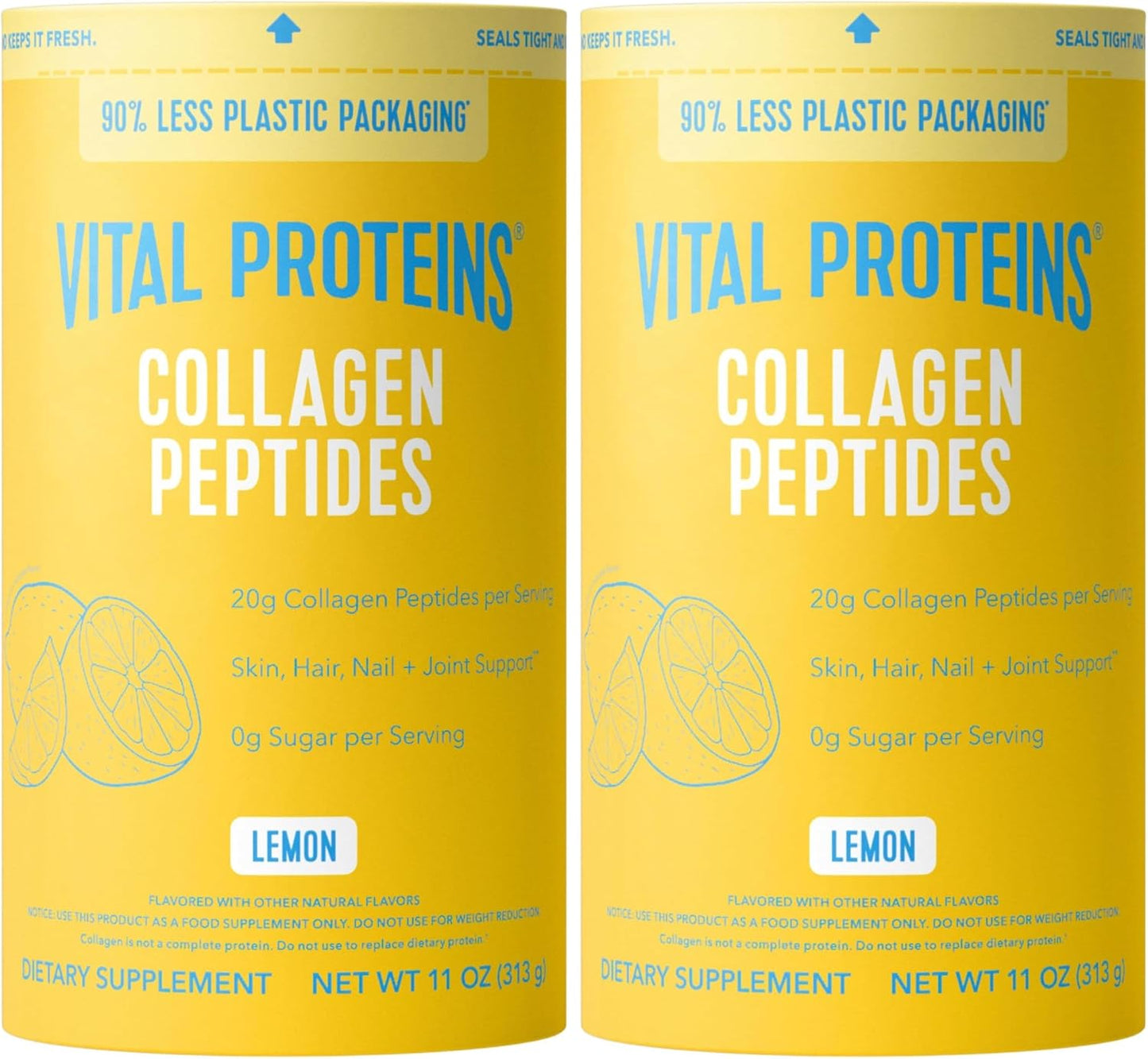 Vital Proteins Collagen Peptides Powder, Unflavored, 9.33oz | Grass-Fed Collagen Peptides, Supports Hair Skin & Nails, Bones & Joints, 13 Servings