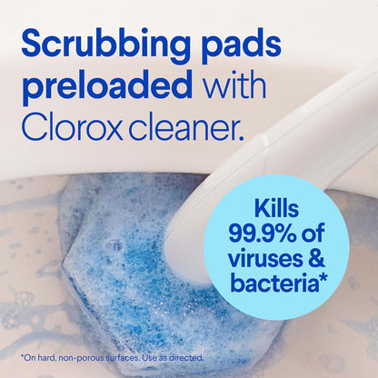 Clorox ToiletWand Toilet Cleaning System, Wand, Caddy and 6 Refill Heads