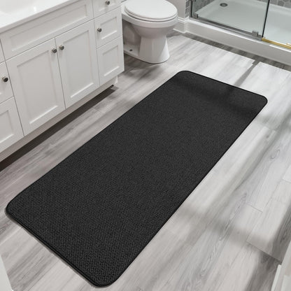 Bosap Bath Mat,Ultra Thin Bathroom Runner Rugs,Large Bath Mats for Bathroom,Quick Dry,Non-Slip,Machine Washable,Low Pile,Bath Rug,Shower Outside,Sink,Home Decor Accessories.Purple,3'x5'(36x60inch)