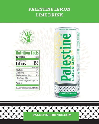 Palestine Cola 330ml Carbonated Soft Drink Refreshing Soda, Pack of 24