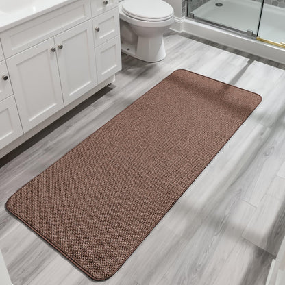 Bosap Bath Mat,Ultra Thin Bathroom Runner Rugs,Large Bath Mats for Bathroom,Quick Dry,Non-Slip,Machine Washable,Low Pile,Bath Rug,Shower Outside,Sink,Home Decor Accessories.Purple,3'x5'(36x60inch)