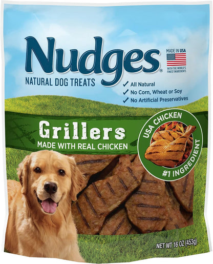 Blue Buffalo Nudges Homestyle Chicken Dog Treats, 16 oz | Real Chicken First, with Peas & Carrots, Made in the USA, No Corn, Wheat, or Soy