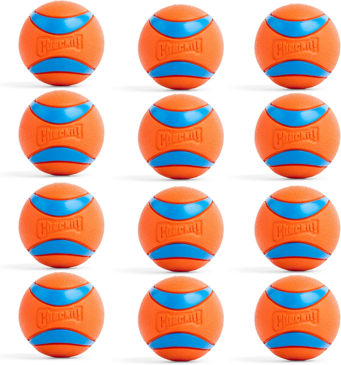 Chuckit! Ultra Ball Dog Toy, Durable Rubber, Medium 2.5-in, 2 Pack | Made from Durable Rubber with an Extra-Thick Core, This Bouncy Fetch Ball Floats in Water for Lasting Games of Fetch