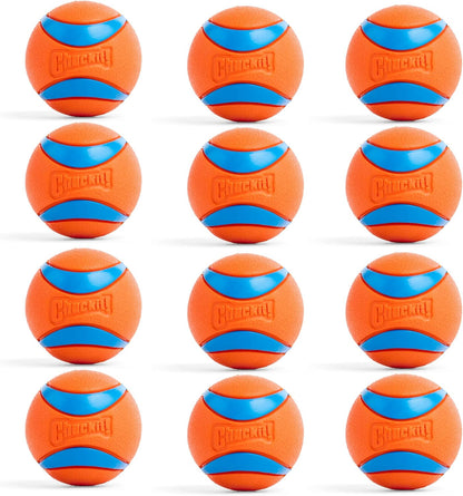 Chuckit! Ultra Ball Dog Toy, Durable Rubber, Medium 2.5-in, 2 Pack | Made from Durable Rubber with an Extra-Thick Core, This Bouncy Fetch Ball Floats in Water for Lasting Games of Fetch