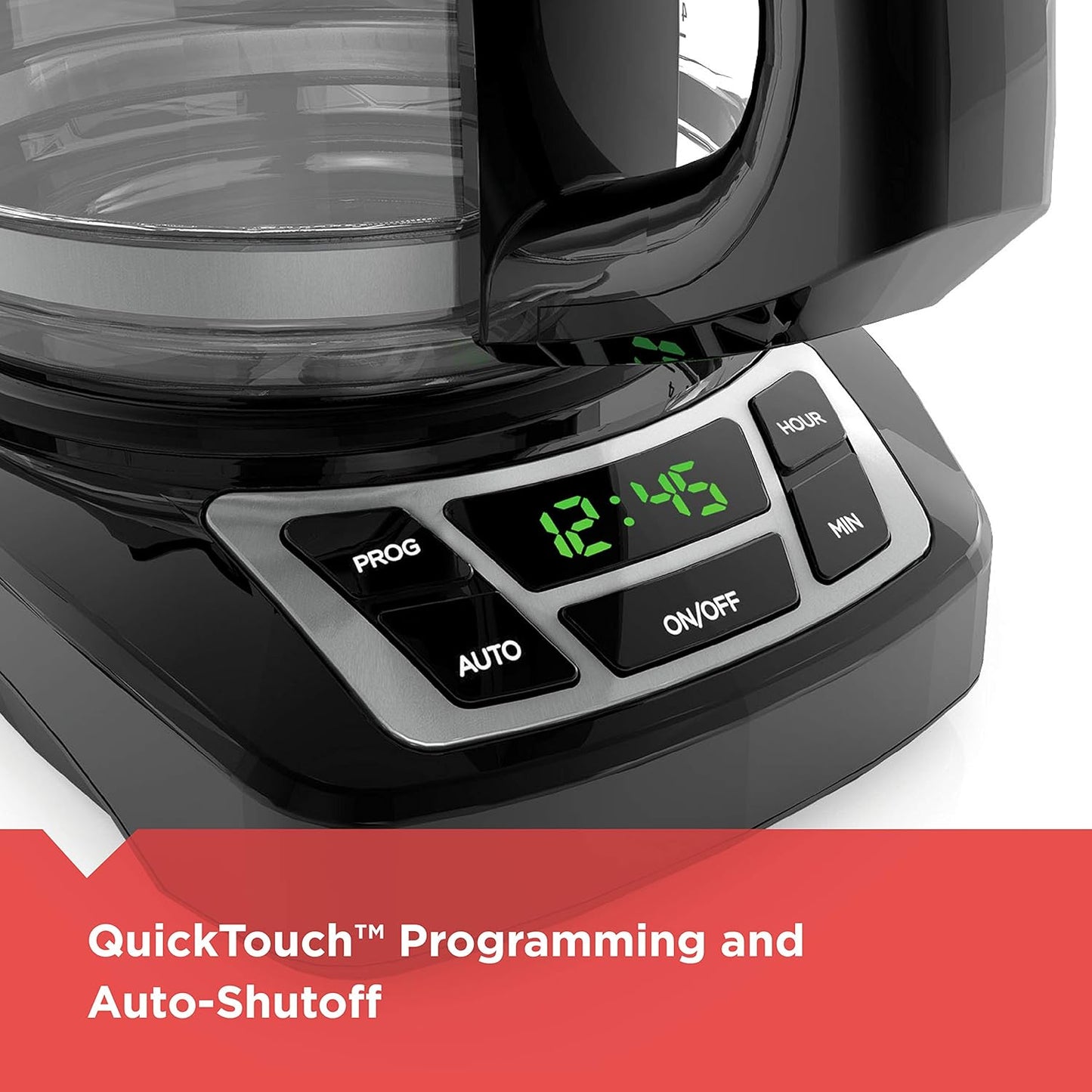 BLACK+DECKER 12-Cup Drip Coffee Maker with Vortex Brewing