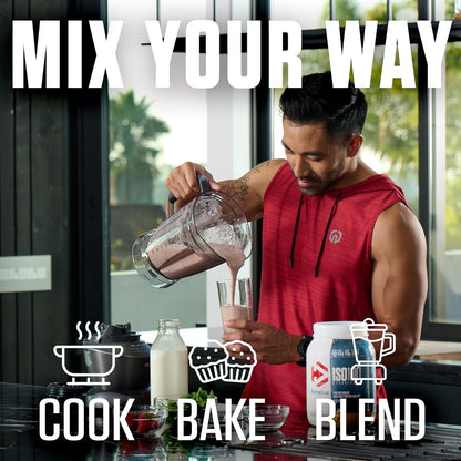 Dymatize ISO100 Protein Powder, 100% Whey Isolate, Cookies & Cream | 25g Protein, Hydrolyzed, Fast-Absorbing, Supports Muscle Health, 5.5g BCAAs, Gluten-Free, 20 Servings, 1.3 lb