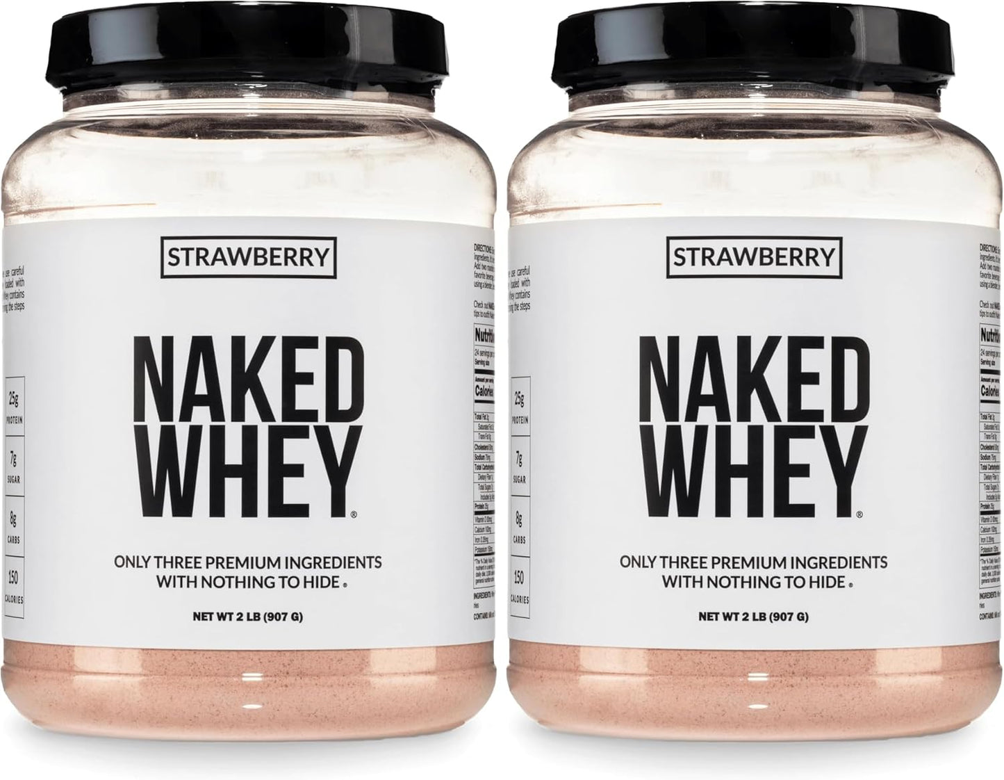 NAKED Whey 1Lb - Only 1 Ingredient, Grass Fed Whey Protein Powder, NSF Certified, Undenatured, No Gmos, No Soy, Gluten Free, Stimulate Growth, Enhance Recovery - 15 Servings