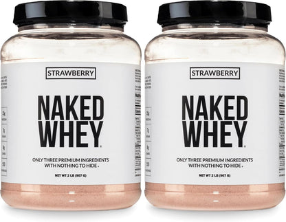 NAKED Whey 1Lb - Only 1 Ingredient, Grass Fed Whey Protein Powder, NSF Certified, Undenatured, No Gmos, No Soy, Gluten Free, Stimulate Growth, Enhance Recovery - 15 Servings