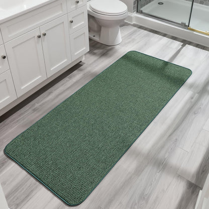 Bosap Bath Mat,Ultra Thin Bathroom Runner Rugs,Large Bath Mats for Bathroom,Quick Dry,Non-Slip,Machine Washable,Low Pile,Bath Rug,Shower Outside,Sink,Home Decor Accessories.Purple,3'x5'(36x60inch)