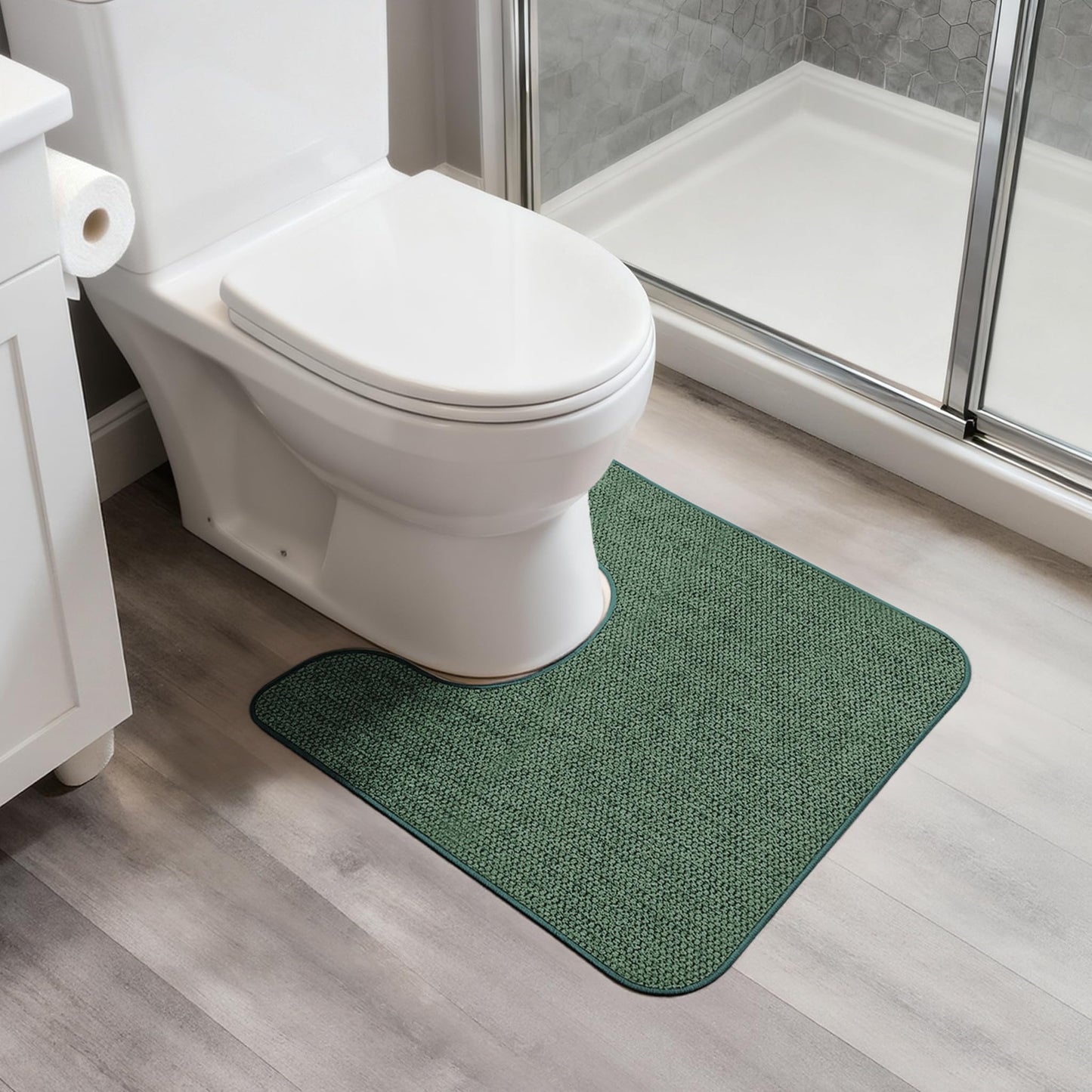 Bosap Bath Mat,Ultra Thin Bathroom Runner Rugs,Large Bath Mats for Bathroom,Quick Dry,Non-Slip,Machine Washable,Low Pile,Bath Rug,Shower Outside,Sink,Home Decor Accessories.Purple,3'x5'(36x60inch)