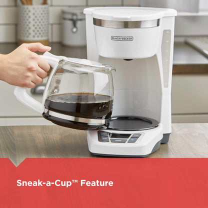 BLACK+DECKER 12-Cup Drip Coffee Maker with Vortex Brewing