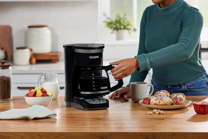 BLACK+DECKER 12-Cup Drip Coffee Maker with Vortex Brewing