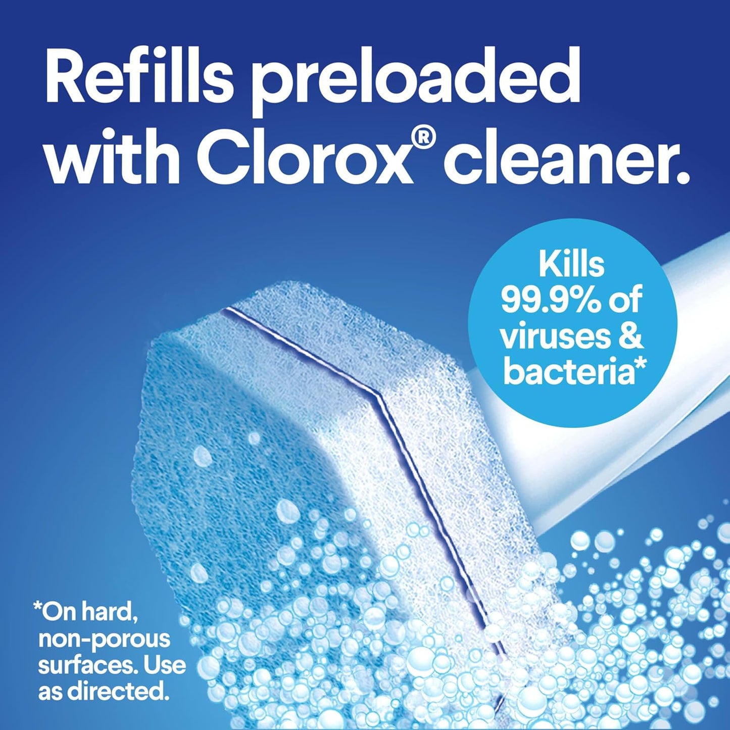 Clorox ToiletWand Toilet Cleaning System, Wand, Caddy and 6 Refill Heads