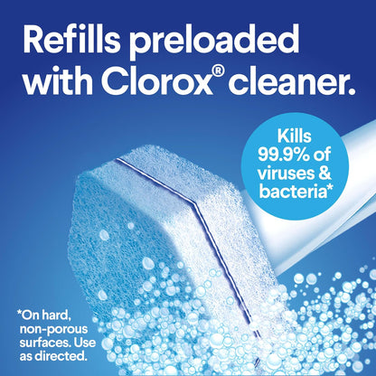 Clorox ToiletWand Toilet Cleaning System, Wand, Caddy and 6 Refill Heads
