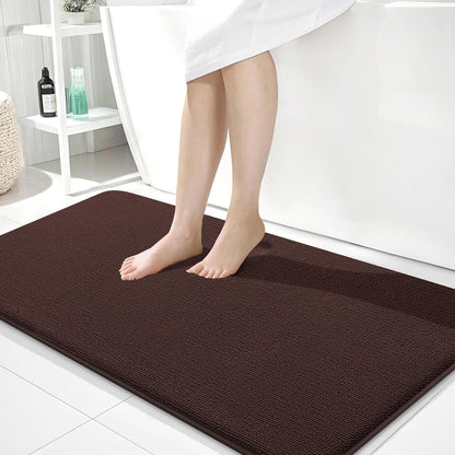 OLANLY Thick Memory Foam Bathroom Rugs 30x20, Soft Absorbent Bath Mat, Teal | Quick Dry Bath Rugs, Non-Slip Carpet, Machine Washable Mats for Bathroom Floor, Tub and Shower, Home Decor Accessories
