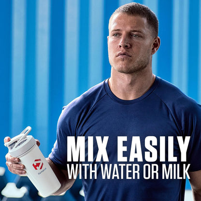 Dymatize ISO100 Protein Powder, 100% Whey Isolate, Cookies & Cream | 25g Protein, Hydrolyzed, Fast-Absorbing, Supports Muscle Health, 5.5g BCAAs, Gluten-Free, 20 Servings, 1.3 lb