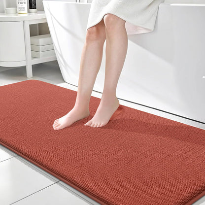 OLANLY Thick Memory Foam Bathroom Rugs 30x20, Soft Absorbent Bath Mat, Teal | Quick Dry Bath Rugs, Non-Slip Carpet, Machine Washable Mats for Bathroom Floor, Tub and Shower, Home Decor Accessories