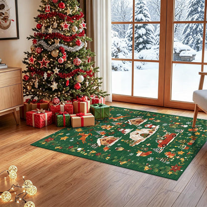 2x6 Hallway Washable Runner Rug : Vintage Soft Kitchen Laundry Runner with Non Slip Backing Farmhouse Entryway Living Room Floor Mat Stain Resistant Carpet for Bedroom Bathroom Distressed Beside Rug