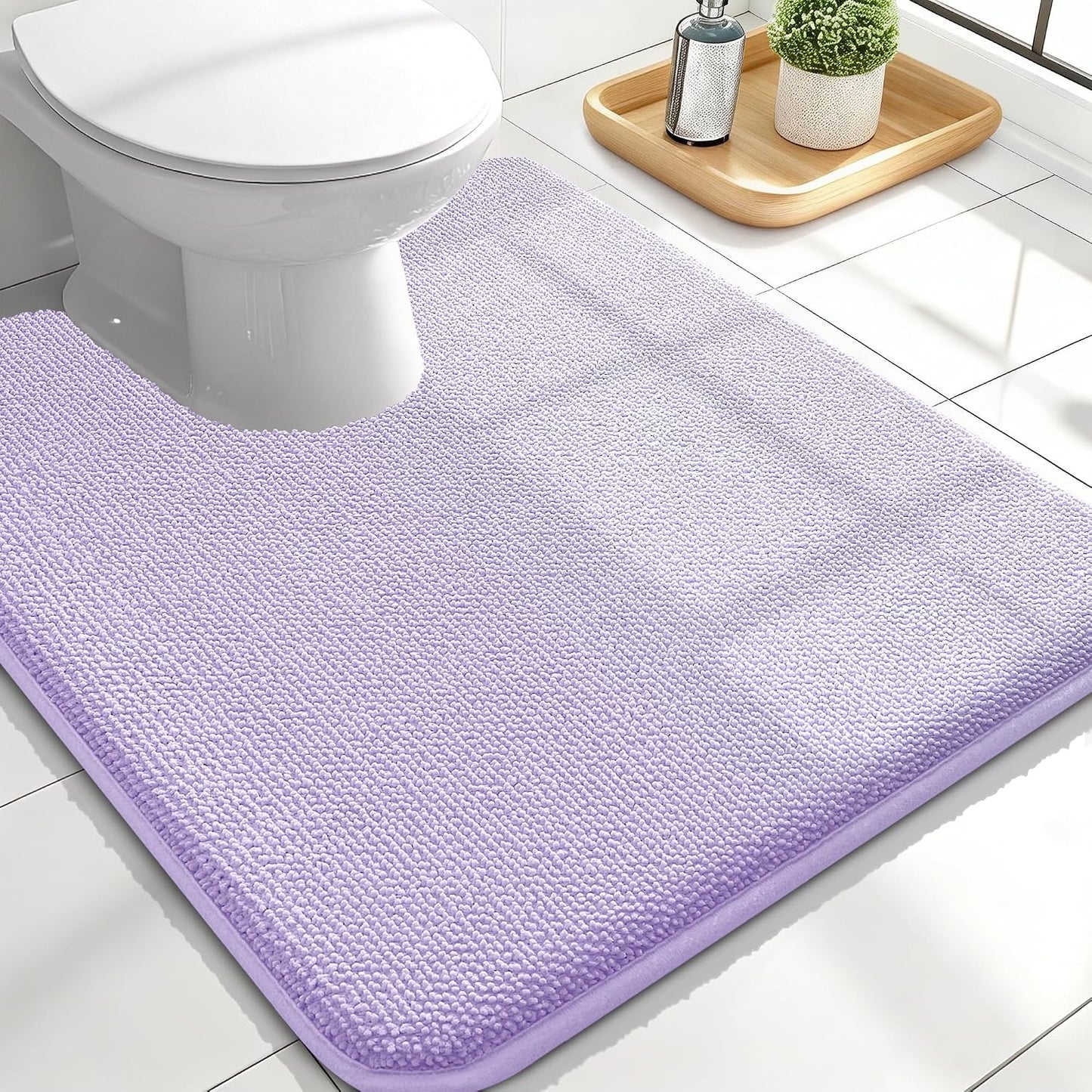 OLANLY Thick Memory Foam Bathroom Rugs 30x20, Soft Absorbent Bath Mat, Teal | Quick Dry Bath Rugs, Non-Slip Carpet, Machine Washable Mats for Bathroom Floor, Tub and Shower, Home Decor Accessories