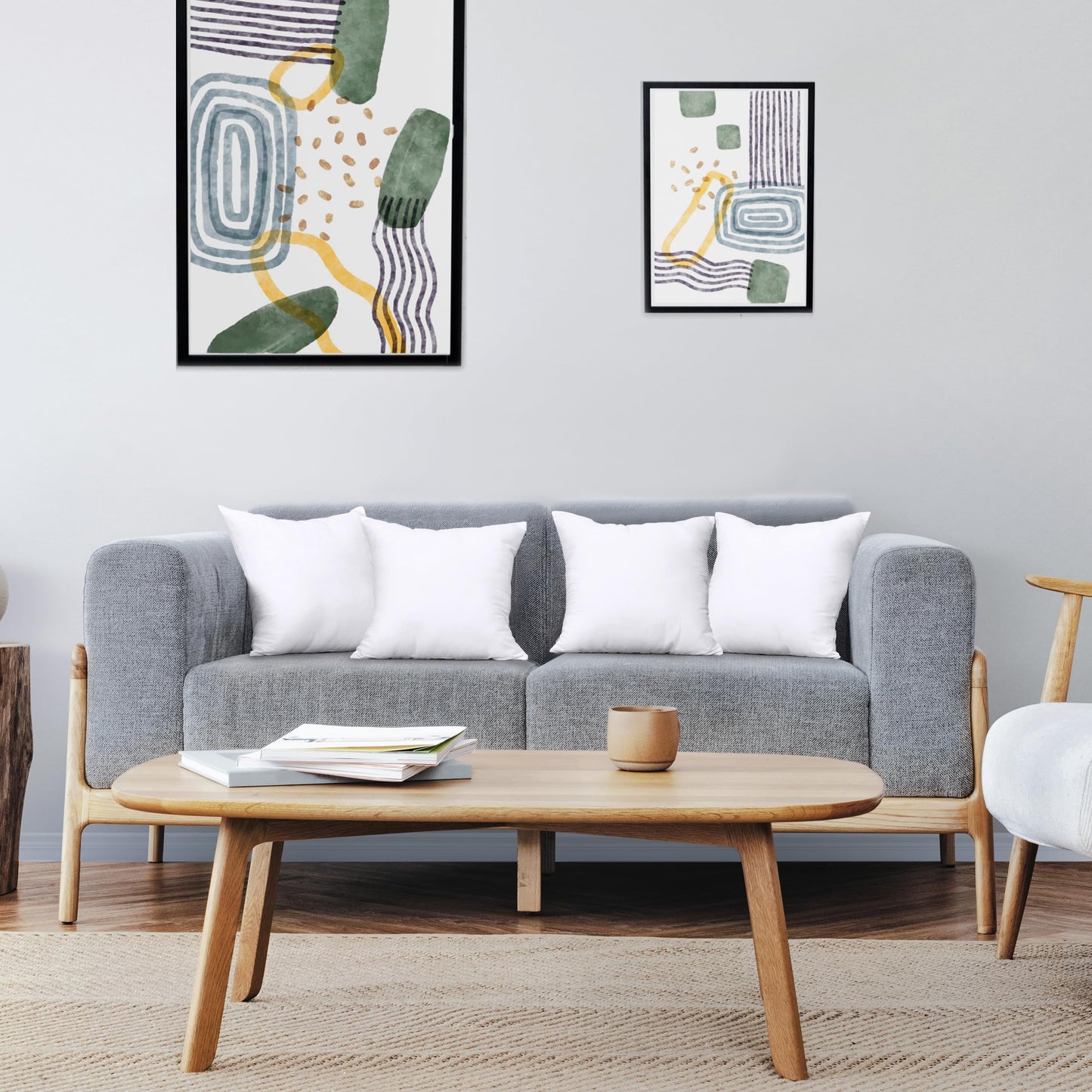 Utopia Bedding Throw Pillows, Decorative 18x18 Pillow Inserts, Set of 4 | Down alternative pillow insert with plush fluffy fill for beds sofas couches and chairs. Suitable for indoor outdoor use.