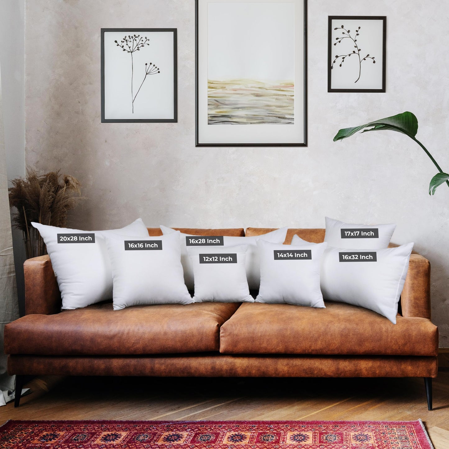 Utopia Bedding Throw Pillows, Decorative 18x18 Pillow Inserts, Set of 4 | Down alternative pillow insert with plush fluffy fill for beds sofas couches and chairs. Suitable for indoor outdoor use.