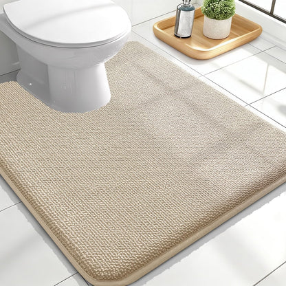 OLANLY Thick Memory Foam Bathroom Rugs 30x20, Soft Absorbent Bath Mat, Teal | Quick Dry Bath Rugs, Non-Slip Carpet, Machine Washable Mats for Bathroom Floor, Tub and Shower, Home Decor Accessories